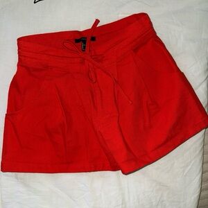 Forever 21 Women's Red Shorts